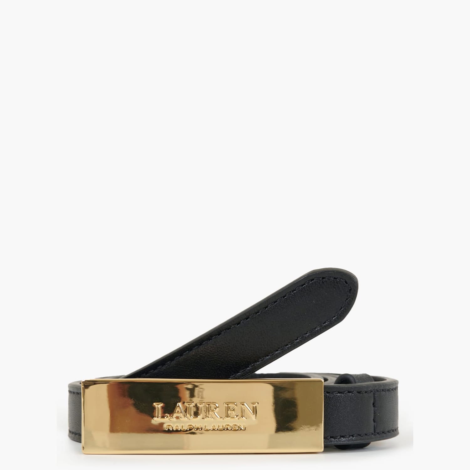 Γυναικείες Ζώνες 412873090 Μαύρο Δέρμα Ralph Lauren