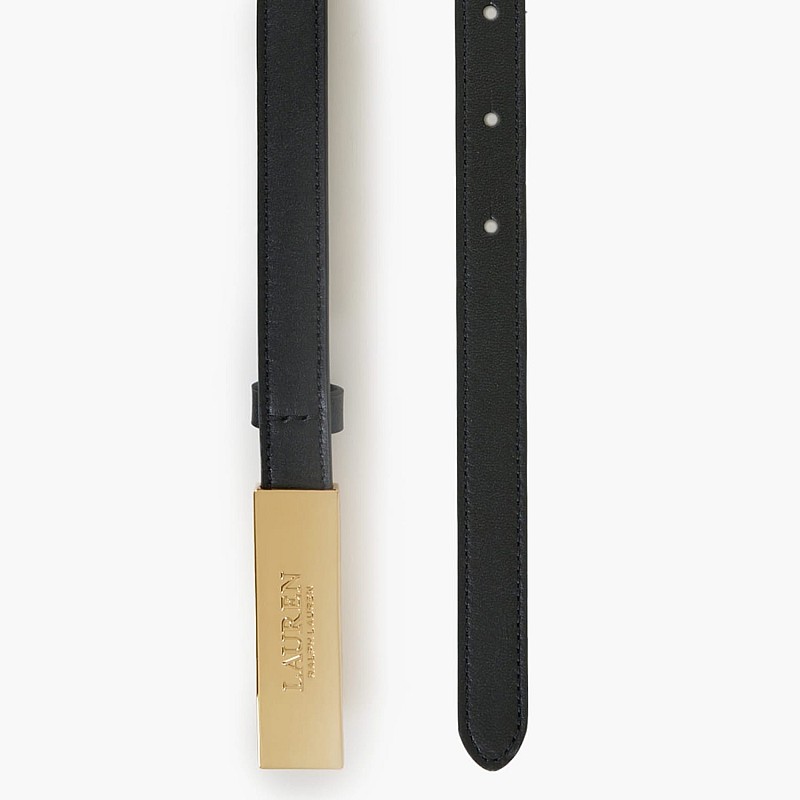 Women Belts 412873090 Black Leather Ralph Lauren