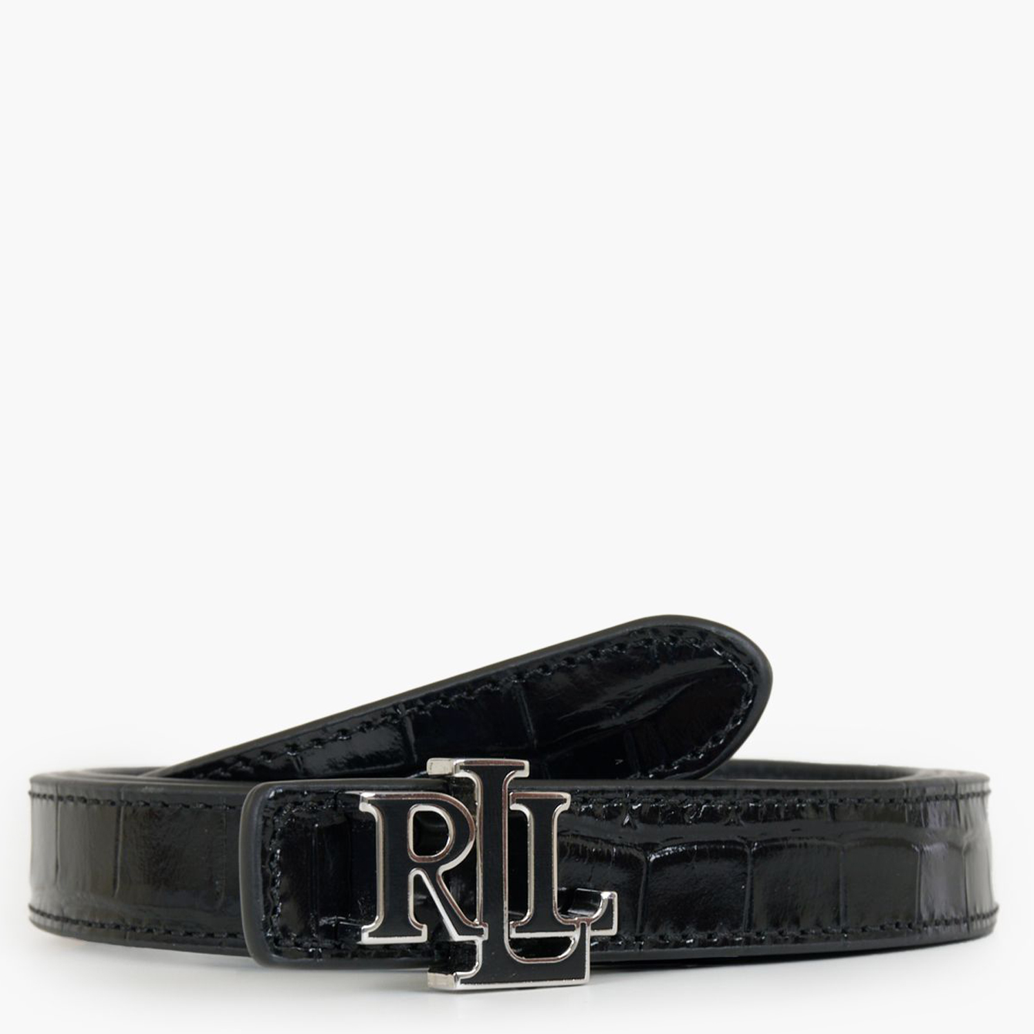 Γυναικείες Ζώνες 412951446 Μαύρο Δέρμα Ralph Lauren