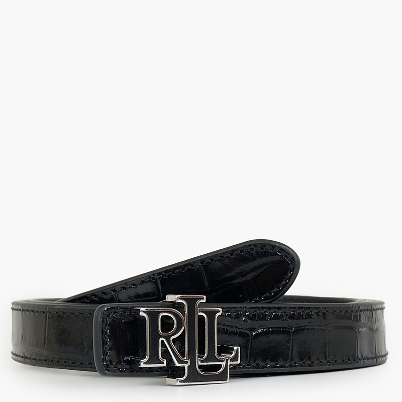 Women Belts 412951446 Black Leather Ralph Lauren