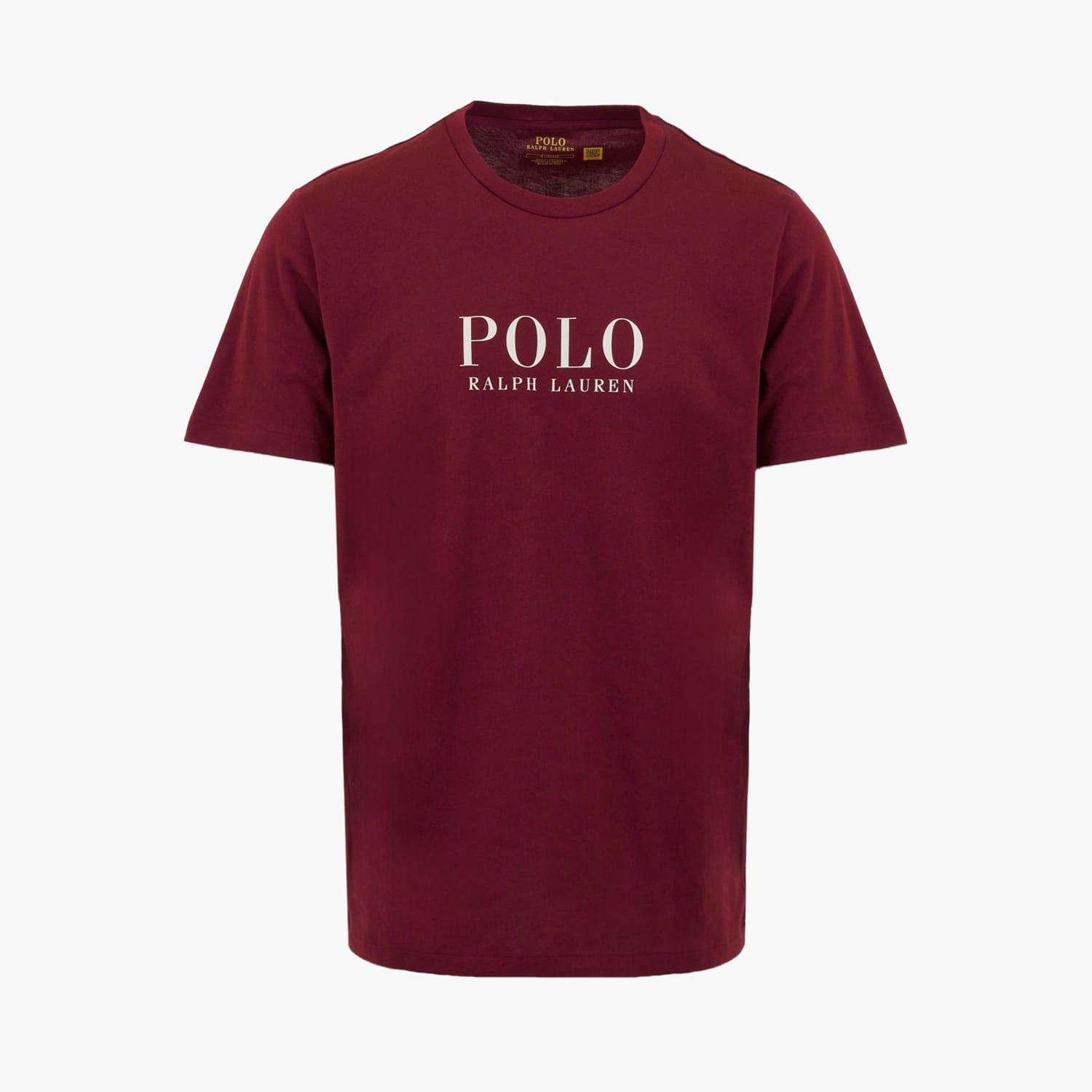 Ανδρικές Μπλούζες Fall.Crew Μπορντό Βαμβάκι Ralph Lauren