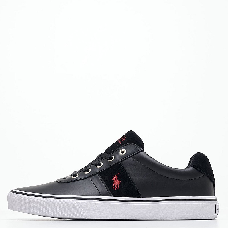 Ανδρικά Παπούτσια Casual Hanford.3 Μαύρο Δέρμα Ralph Lauren