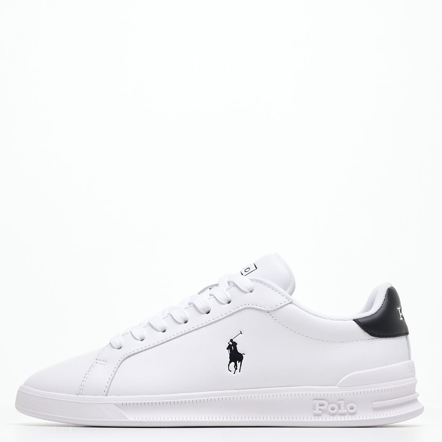 Women Casual Shoes Hrt.Ct24.W White Leather Ralph Lauren Women Casual Shoes Hrt.Ct24.W White Leather Ralph Lauren