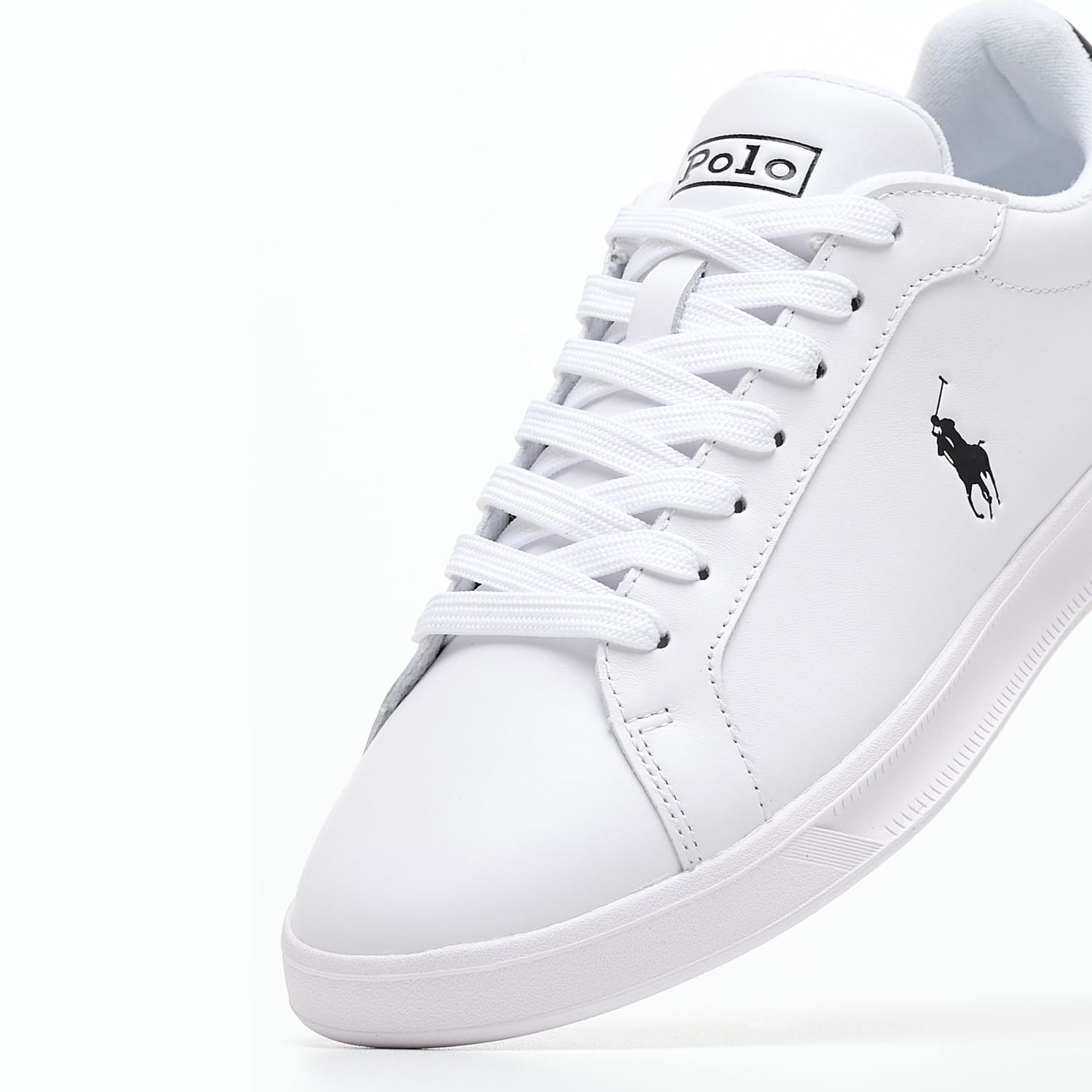 Women Casual Shoes Hrt.Ct24.W White Leather Ralph Lauren Women Casual Shoes Hrt.Ct24.W White Leather Ralph Lauren