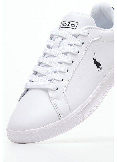 Ανδρικά Παπούτσια Δετά M4972.GLM Μαύρο Δέρμα Boss shoes