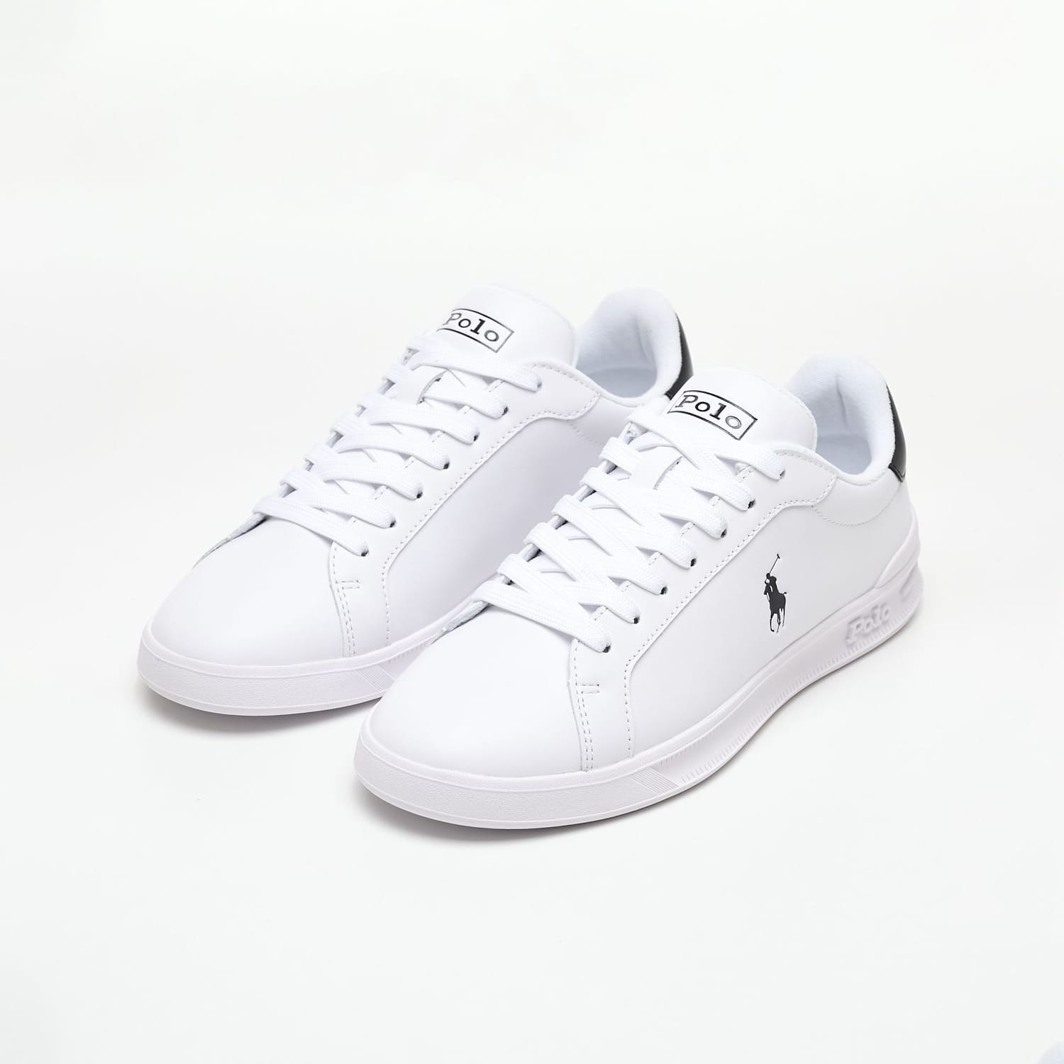 Women Casual Shoes Hrt.Ct24.W White Leather Ralph Lauren Women Casual Shoes Hrt.Ct24.W White Leather Ralph Lauren