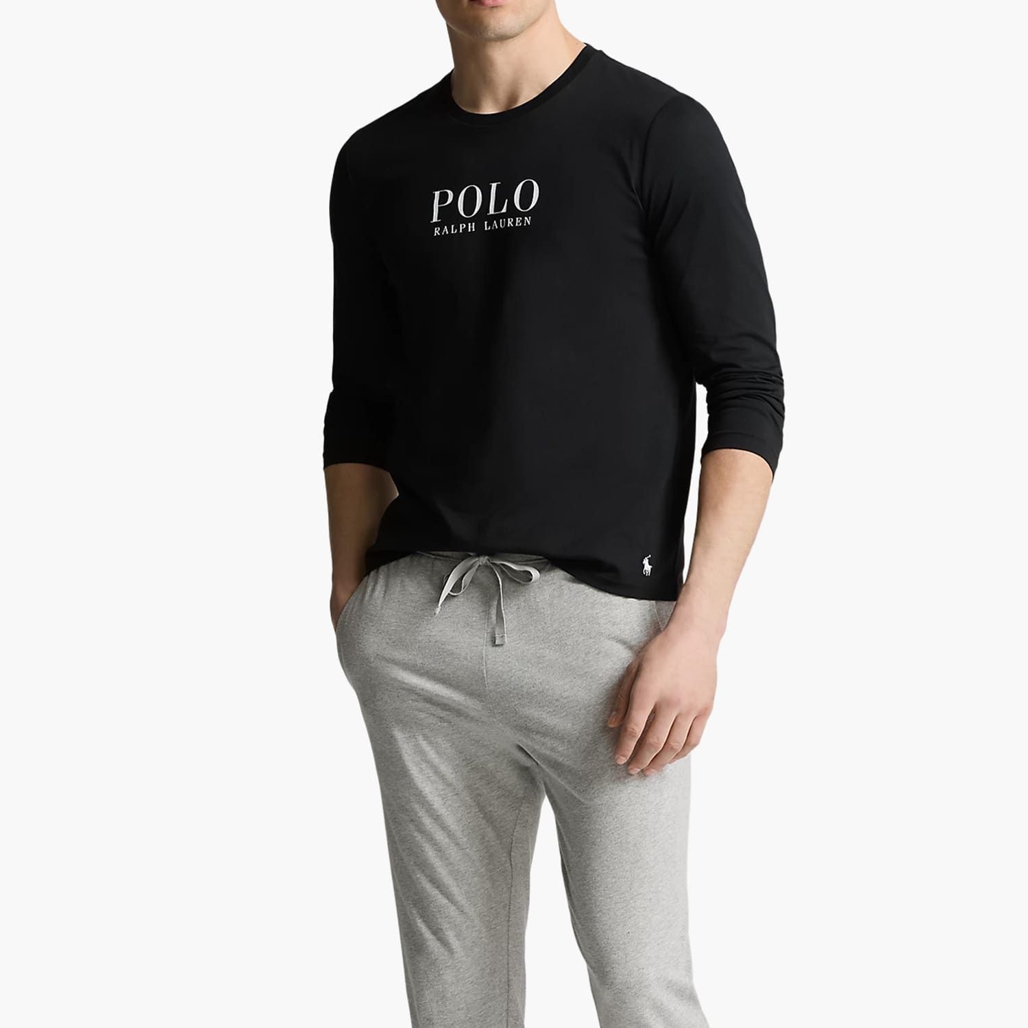 Ανδρικές Μπλούζες Ls.Crew.Top Μαύρο Βαμβάκι Ralph Lauren Ανδρικές Μπλούζες Ls.Crew.Top Μαύρο Βαμβάκι Ralph Lauren