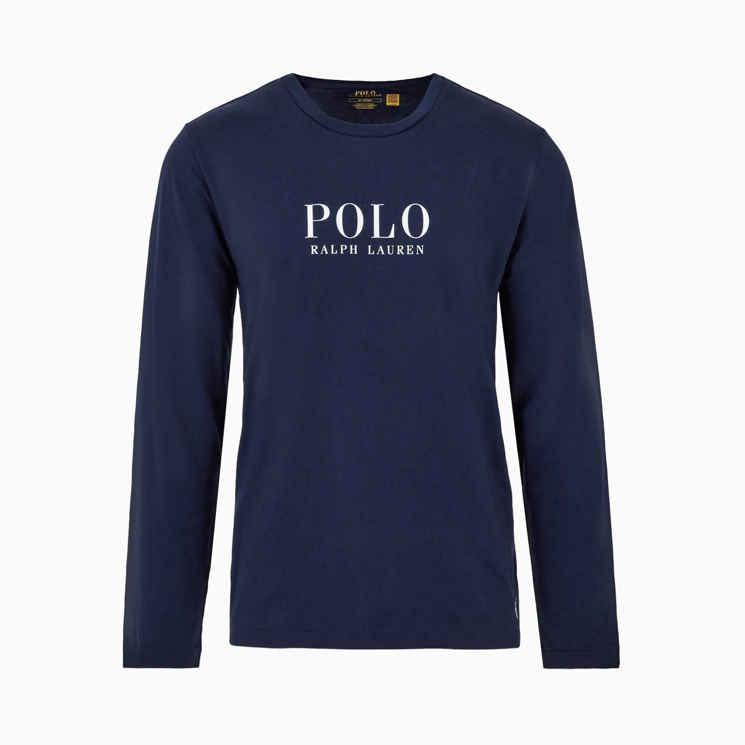 Ανδρικές Μπλούζες Ls.Crew.Top Σκούρο Μπλε Βαμβάκι Ralph Lauren