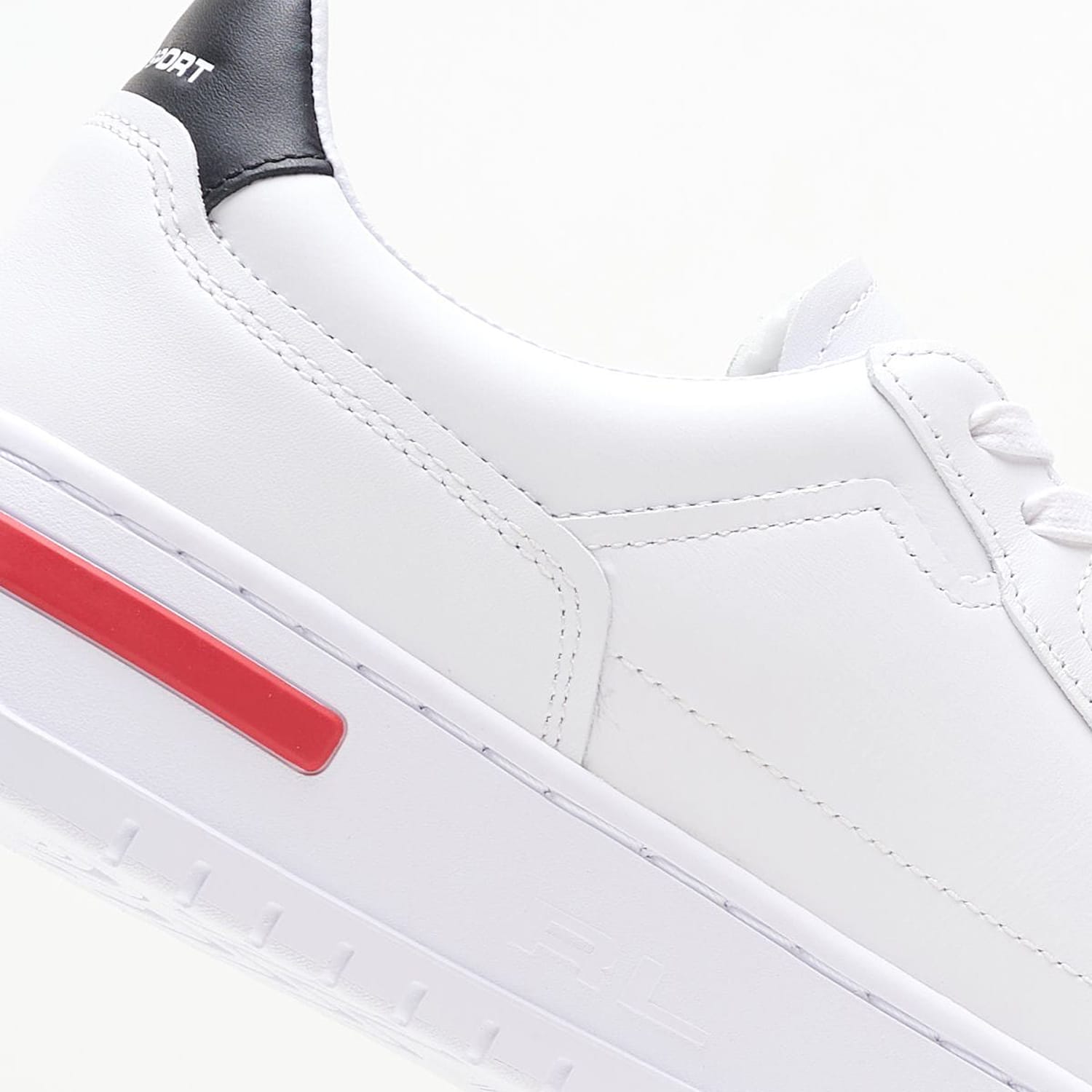 Ανδρικά Παπούτσια Casual Ps.Sneaker Άσπρο Δέρμα Ralph Lauren Ανδρικά Παπούτσια Casual Ps.Sneaker Άσπρο Δέρμα Ralph Lauren