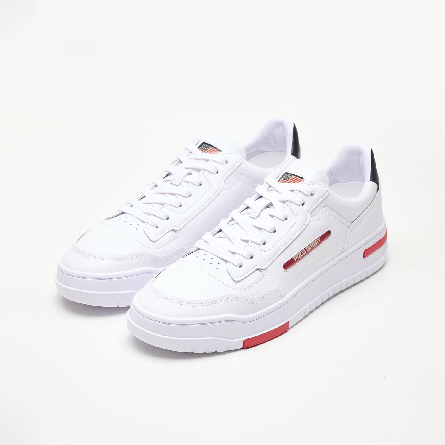 Ανδρικά Παπούτσια Casual Ps.Sneaker Άσπρο Δέρμα Ralph Lauren Ανδρικά Παπούτσια Casual Ps.Sneaker Άσπρο Δέρμα Ralph Lauren