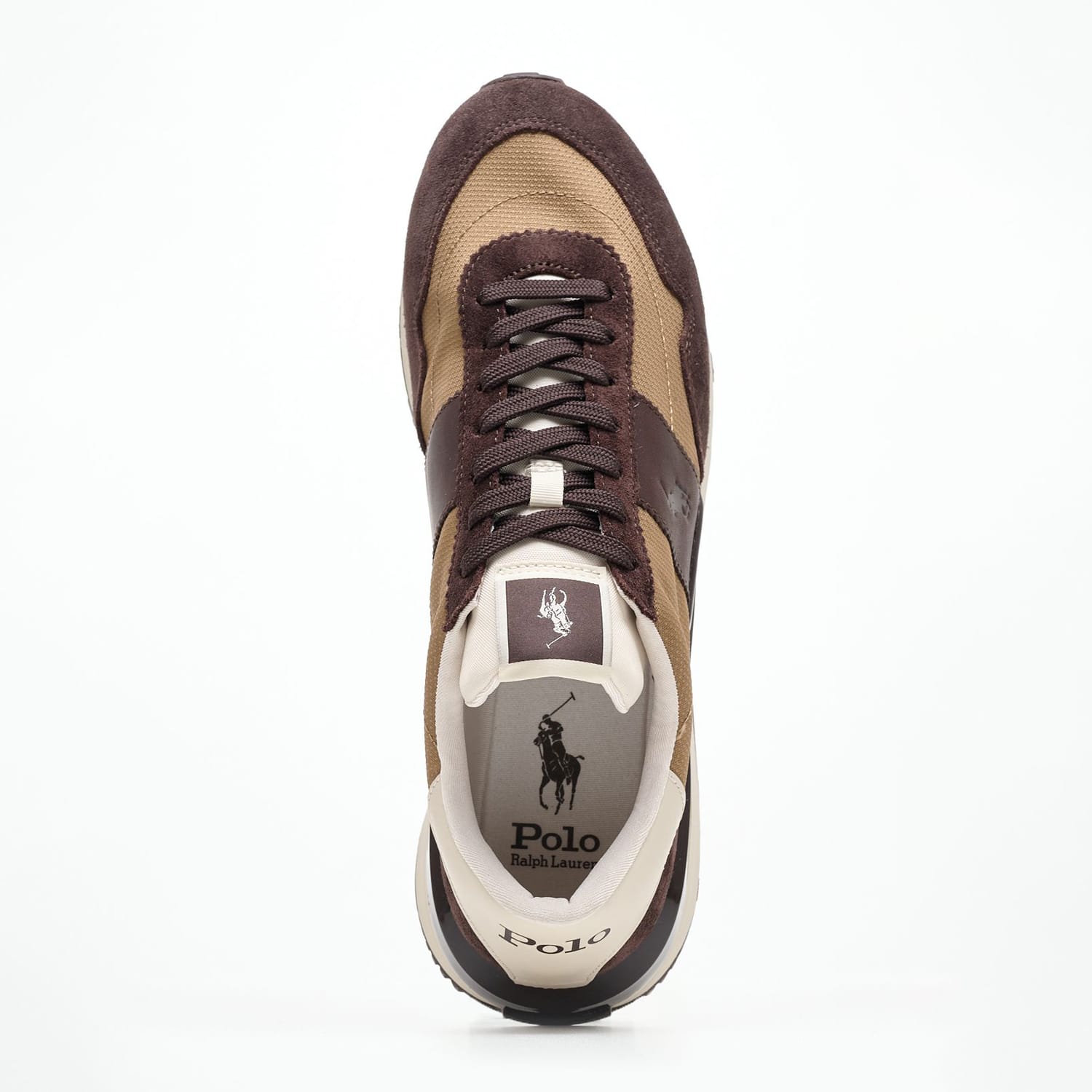Men Casual Shoes Train89 Brown Leather Ralph Lauren Men Casual Shoes Train89 Brown Leather Ralph Lauren