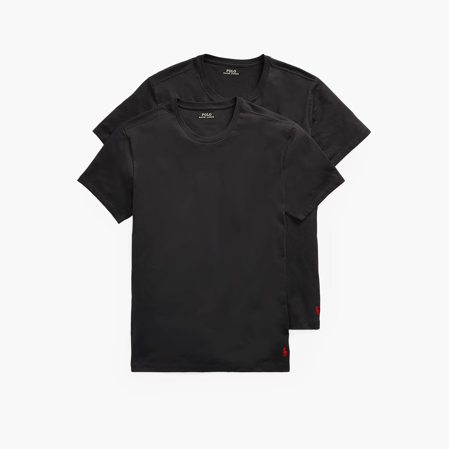 Ανδρικές Μπλούζες Undershirt.2pack Μαύρο Βαμβάκι Ralph Lauren