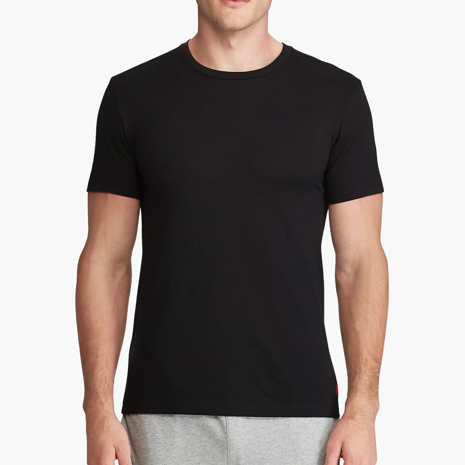 Ανδρικές Μπλούζες Undershirt.2pack Μαύρο Βαμβάκι Ralph Lauren Ανδρικές Μπλούζες Undershirt.2pack Μαύρο Βαμβάκι Ralph Lauren