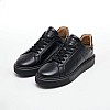 Men Casual Shoes 242001 Black Leather La Martina Men Casual Shoes 242001 Black Leather La Martina