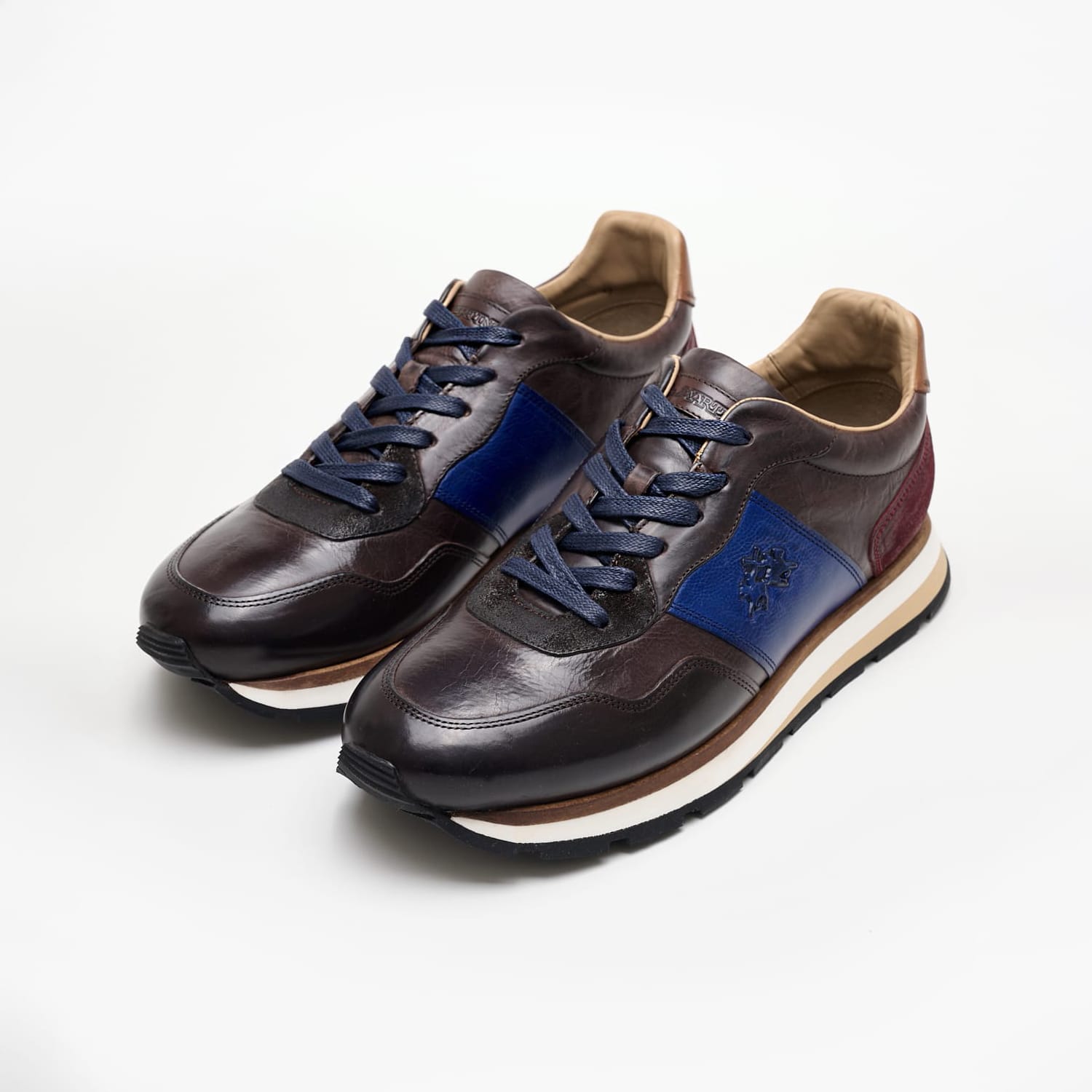 Men Casual Shoes 242070 Brown Leather La Martina Men Casual Shoes 242070 Brown Leather La Martina
