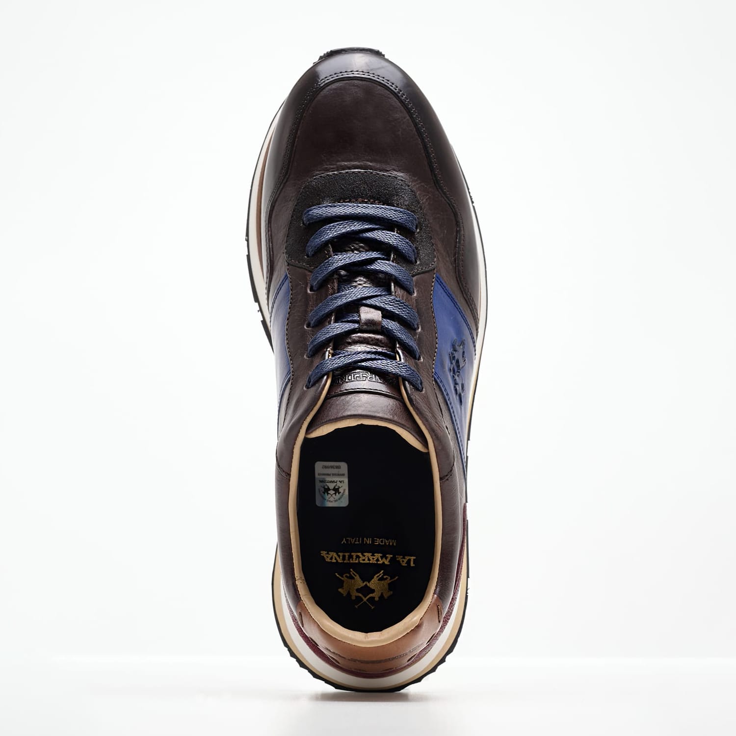 Men Casual Shoes 242070 Brown Leather La Martina Men Casual Shoes 242070 Brown Leather La Martina