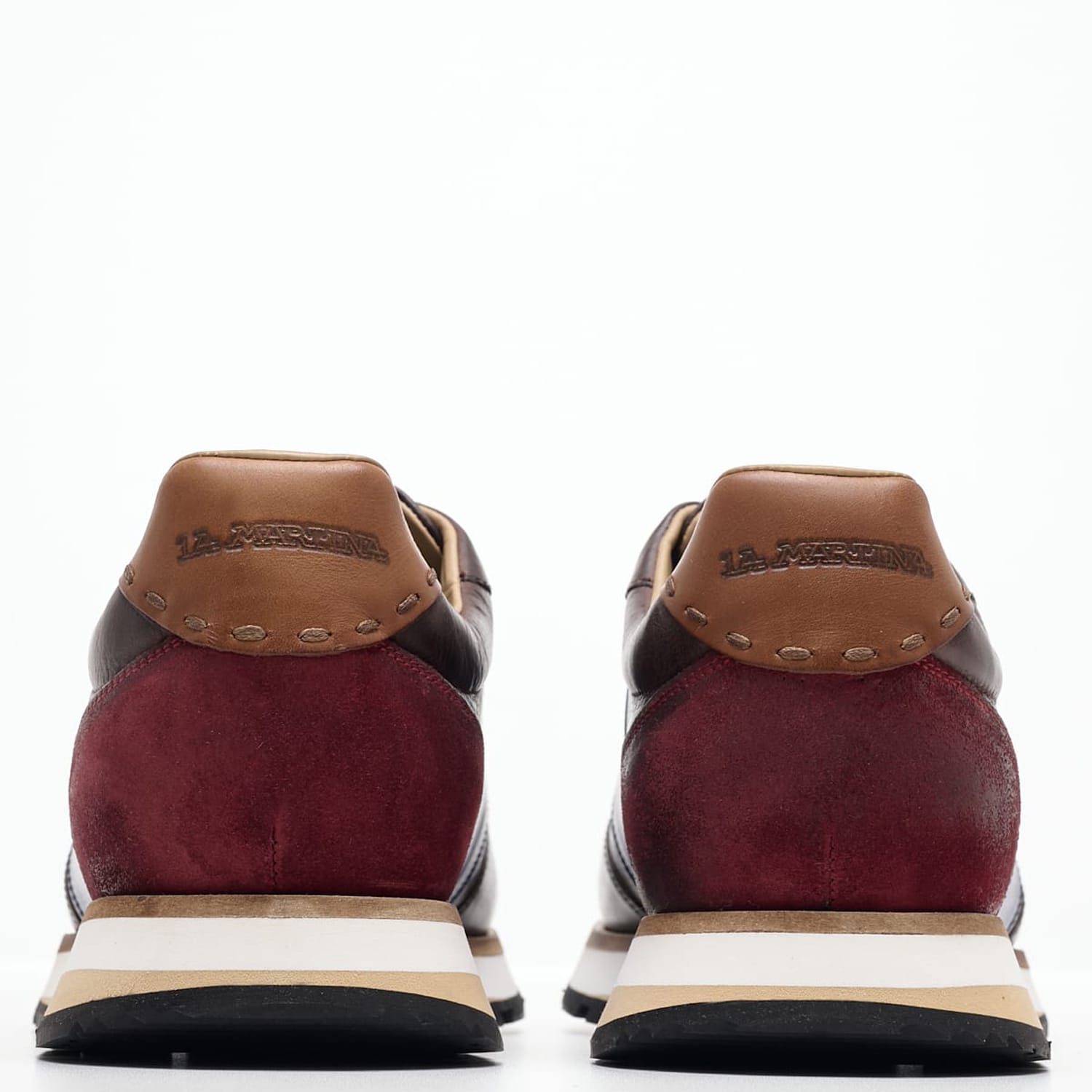 Men Casual Shoes 242070 Brown Leather La Martina Men Casual Shoes 242070 Brown Leather La Martina