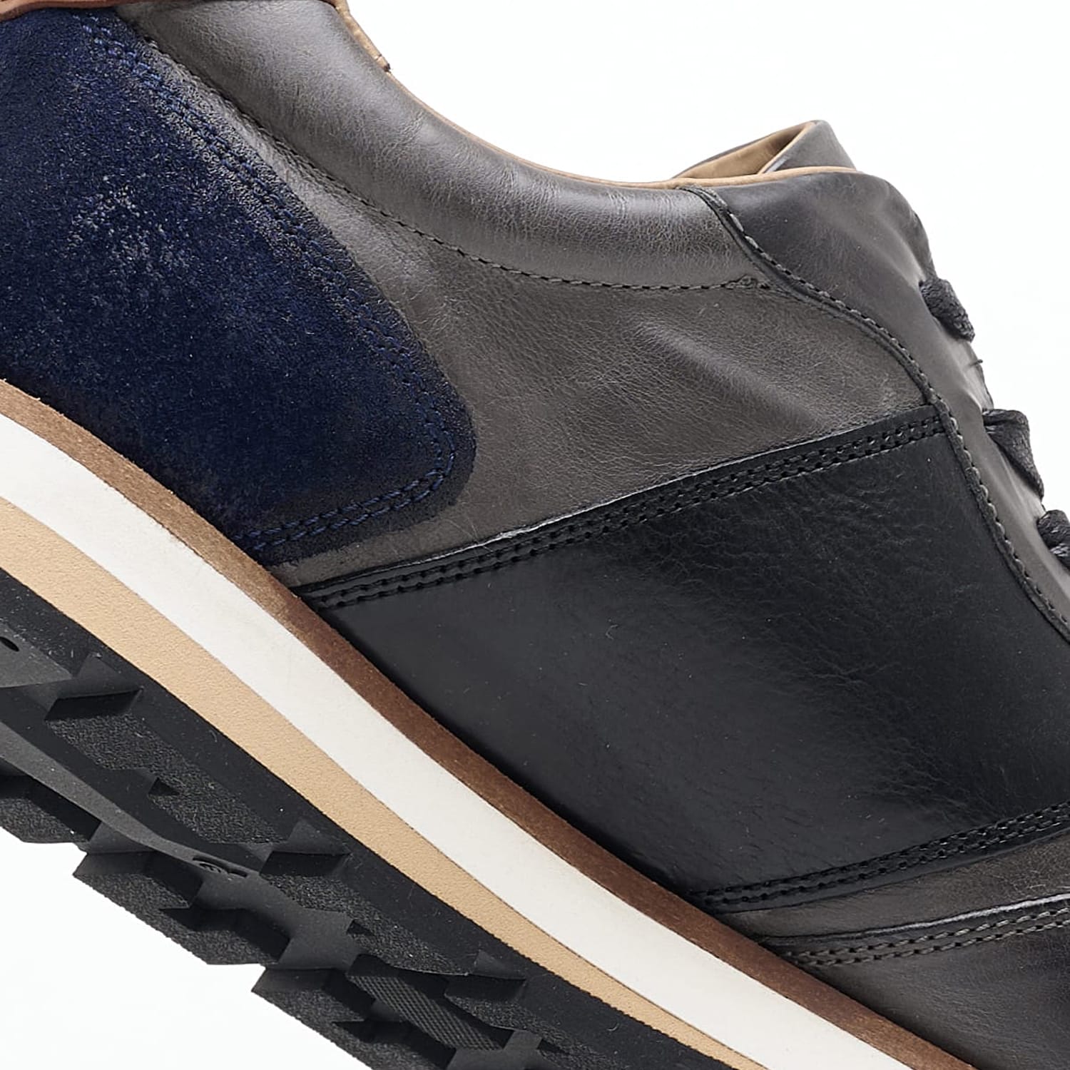 Men Casual Shoes 242070 Grey Leather La Martina Men Casual Shoes 242070 Grey Leather La Martina