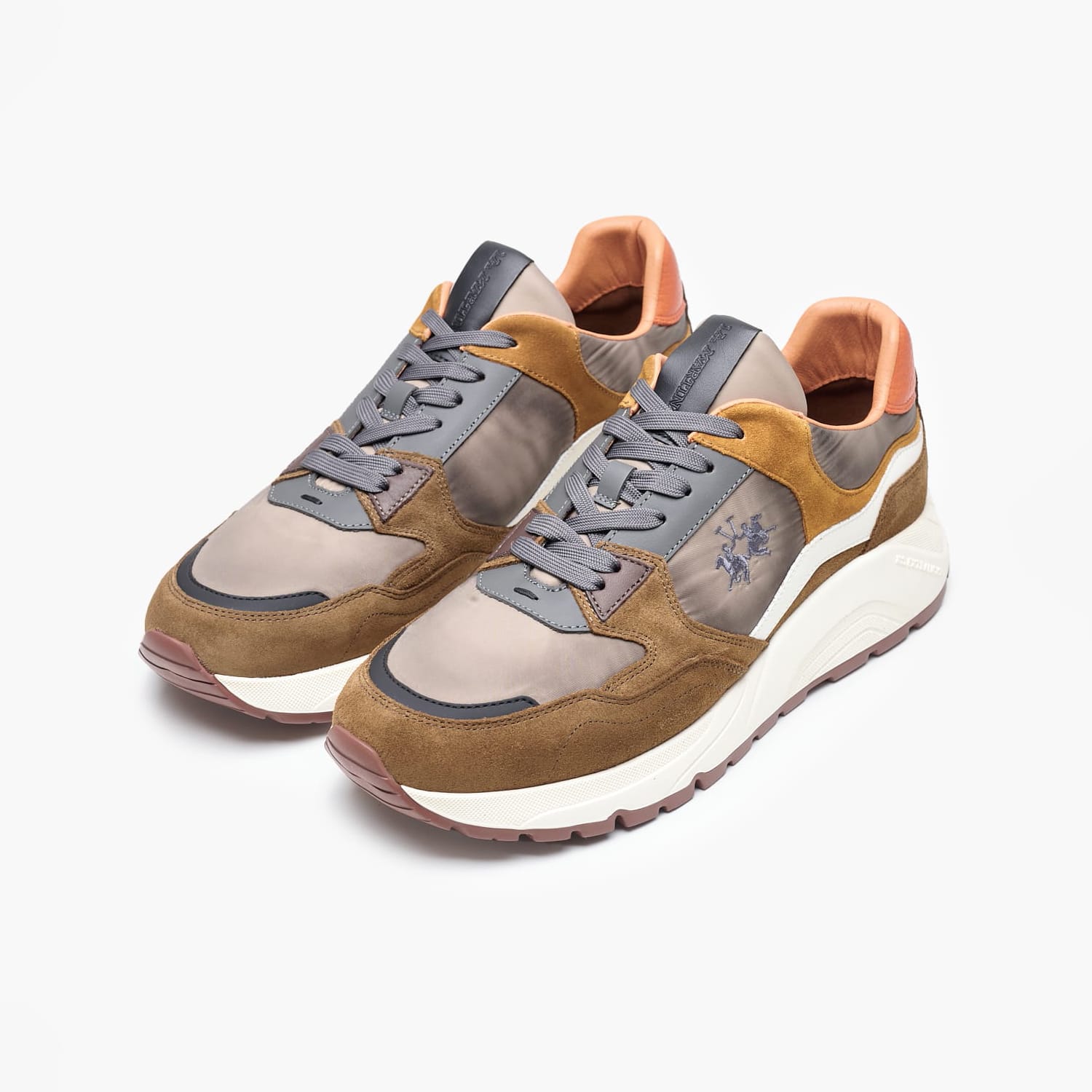Men Casual Shoes 242091 Tabba Buckskin-Fabric La Martina Men Casual Shoes 242091 Tabba Buckskin-Fabric La Martina