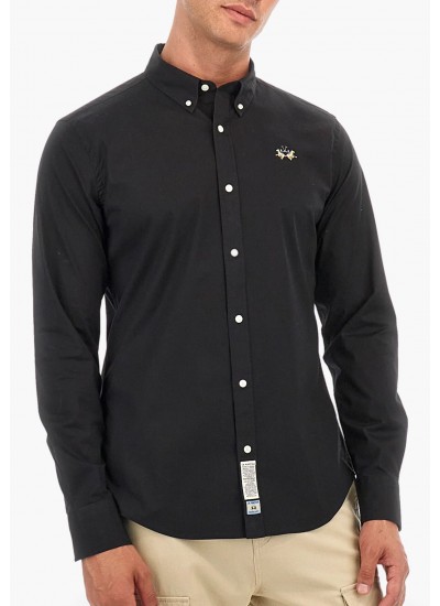 Ανδρικά Πουκάμισα Oxford.Shirt Μπλέ Ανοιχτό Βαμβάκι GANT