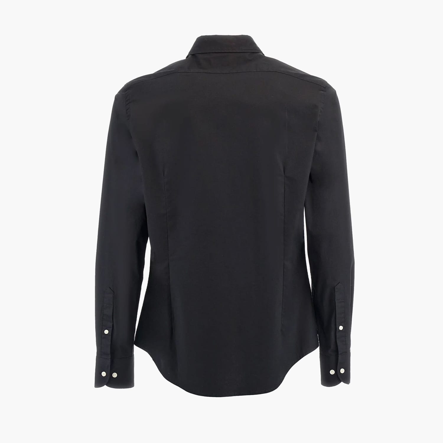 Men Shirts Shirt.Poplin Black Cotton La Martina Men Shirts Shirt.Poplin Black Cotton La Martina