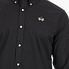 Men Shirts Shirt.Poplin Black Cotton La Martina Men Shirts Shirt.Poplin Black Cotton La Martina