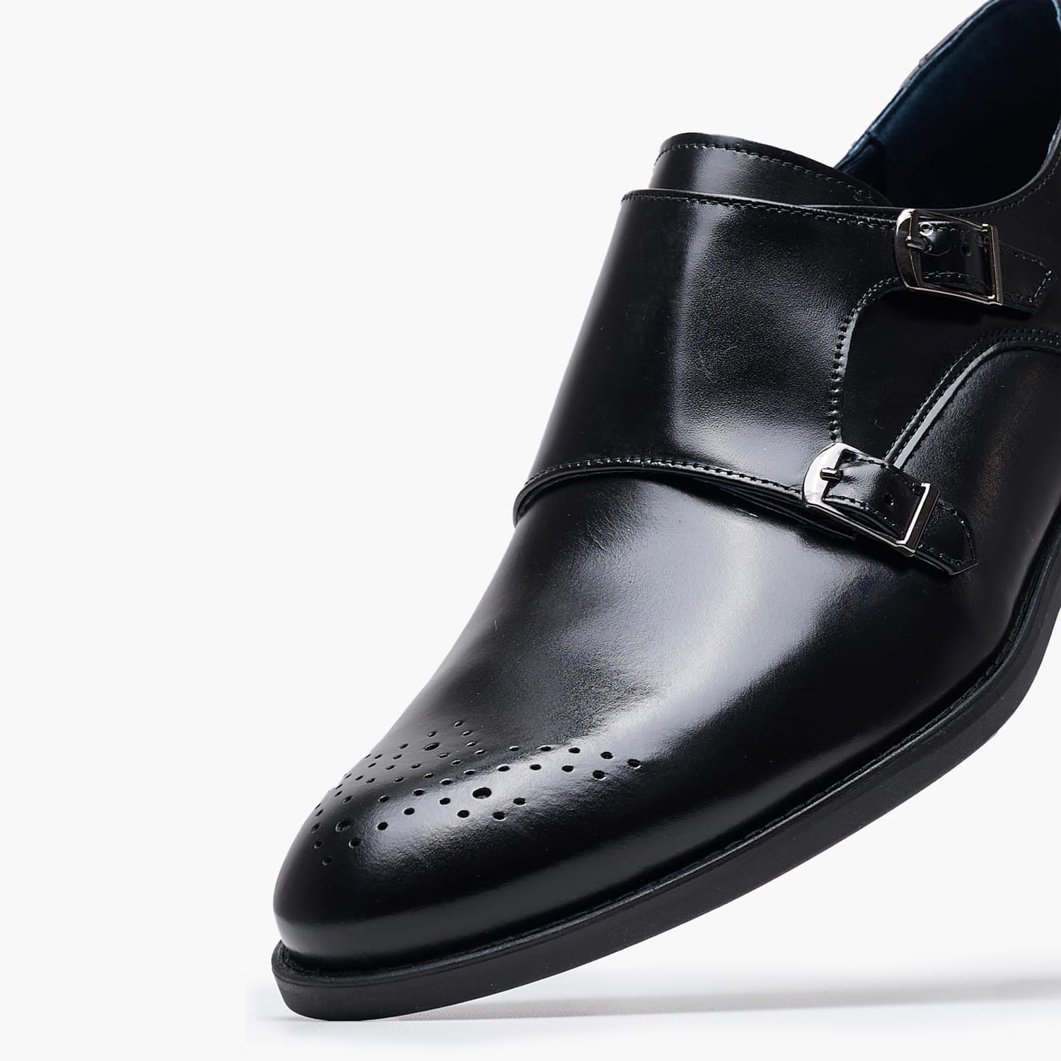 Men Moccasins 1513 Black Leather Damiani
