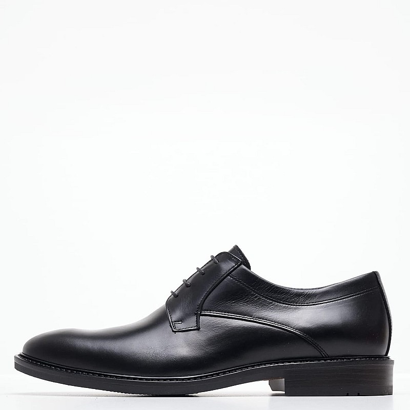 Men Shoes 4402 Black Leather Damiani