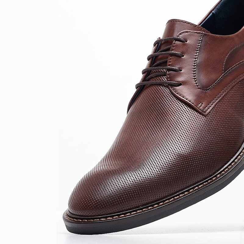 Men Shoes 4403 Brown Leather Damiani