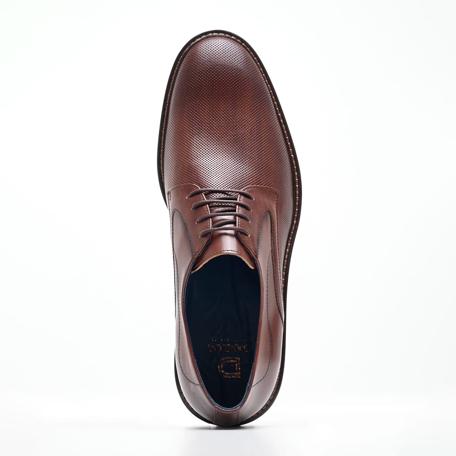 Men Shoes 4403 Brown Leather Damiani Men Shoes 4403 Brown Leather Damiani