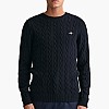 Men T-Shirts Cab.Neck DarkBlue Cotton GANT Men T-Shirts Cab.Neck DarkBlue Cotton GANT