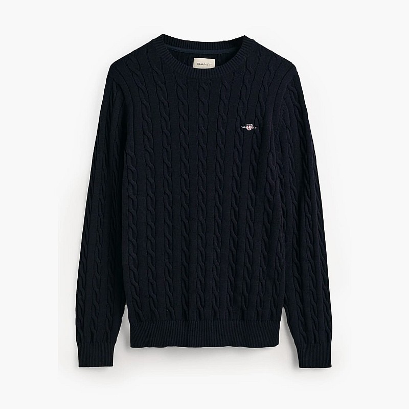 Men T-Shirts Cab.Neck DarkBlue Cotton GANT