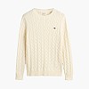 Men T-Shirts Cab.Neck Beige Cotton GANT