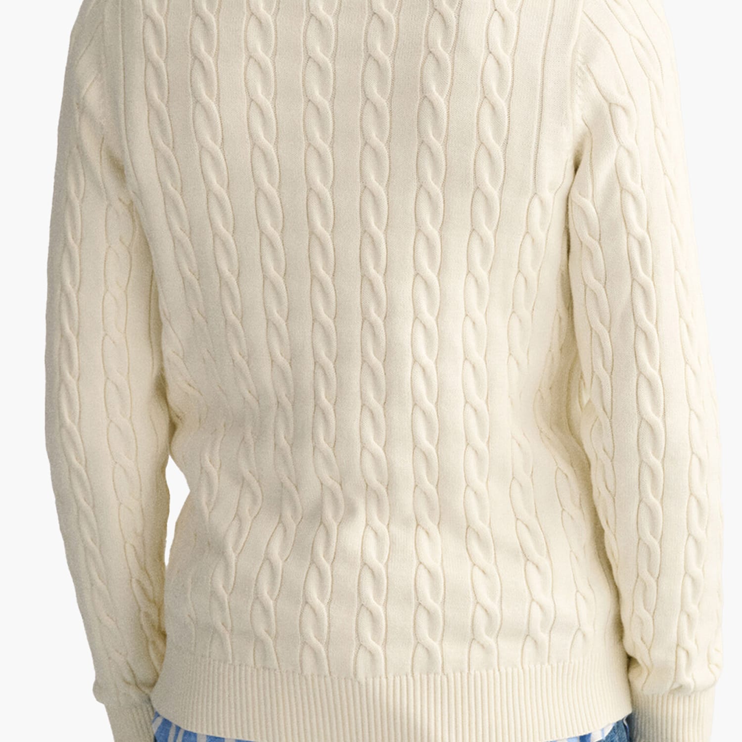 Men T-Shirts Cab.Neck Beige Cotton GANT