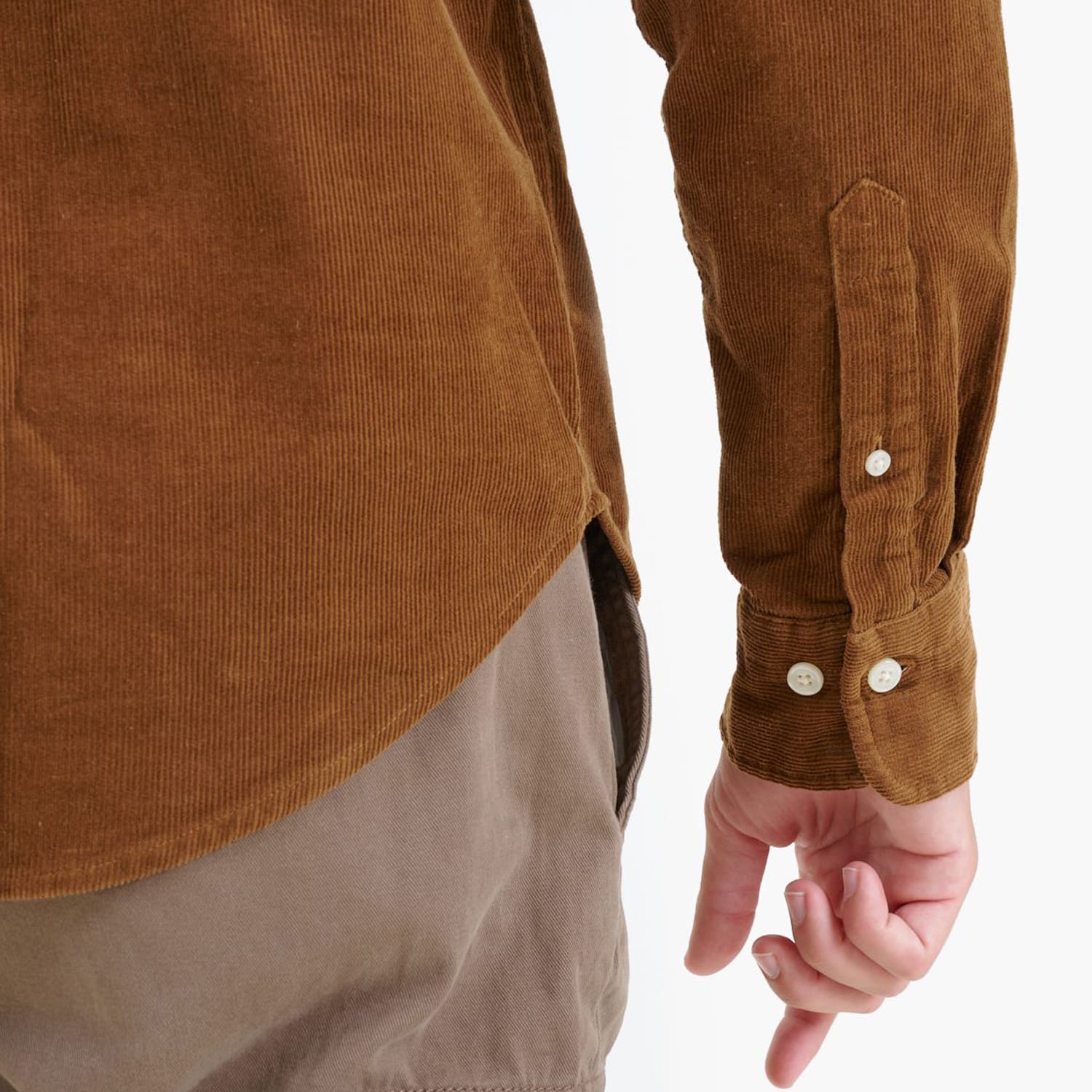 Men Shirts Cord.Shirt.2 Brown Cotton GANT Men Shirts Cord.Shirt.2 Brown Cotton GANT