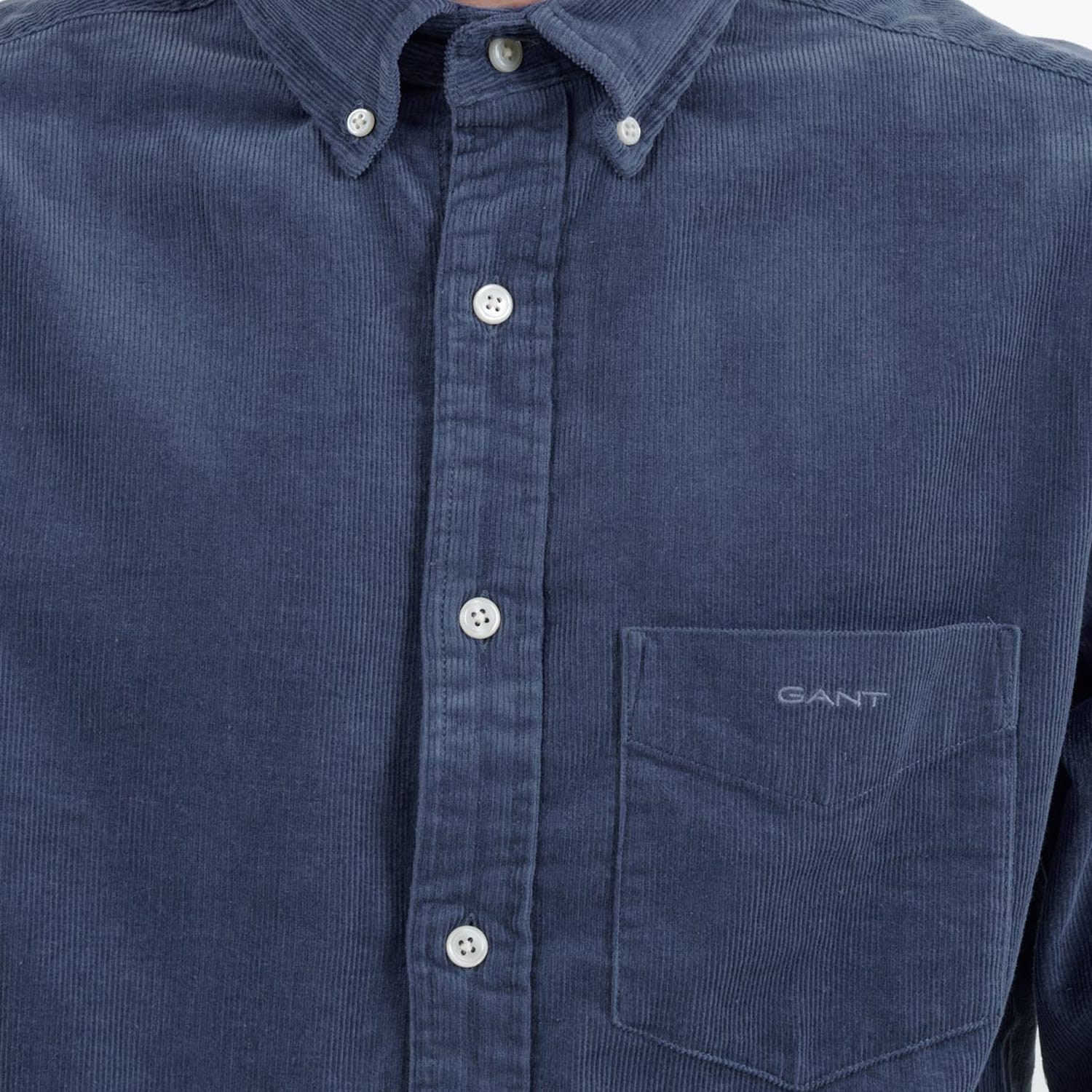 Men Shirts Cord.Shirt Blue Cotton GANT Men Shirts Cord.Shirt Blue Cotton GANT
