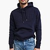 Men's Footer Embossed.Hoodie DarkBlue Cotton GANT Men's Footer Embossed.Hoodie DarkBlue Cotton GANT