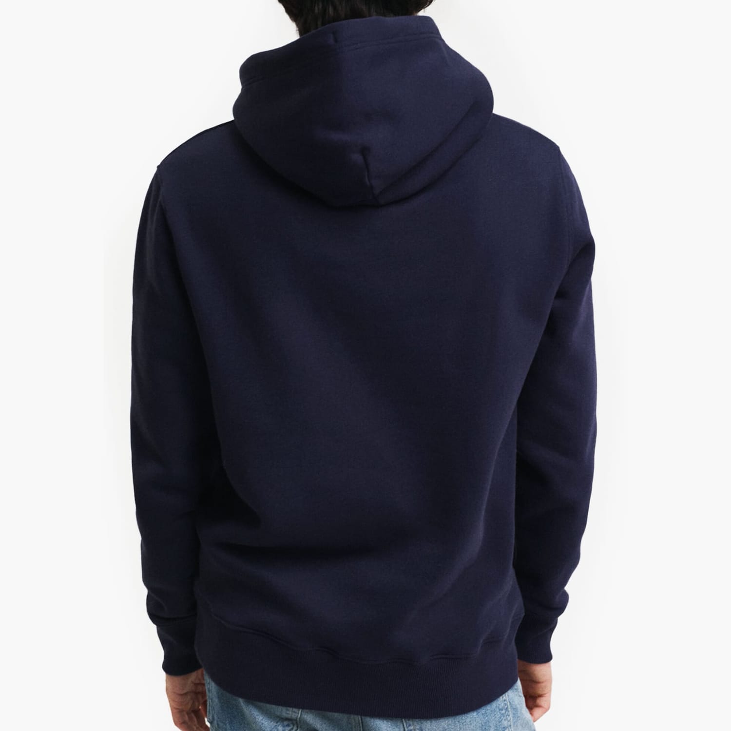 Men's Footer Embossed.Hoodie DarkBlue Cotton GANT Men's Footer Embossed.Hoodie DarkBlue Cotton GANT