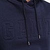 Men's Footer Embossed.Hoodie DarkBlue Cotton GANT Men's Footer Embossed.Hoodie DarkBlue Cotton GANT