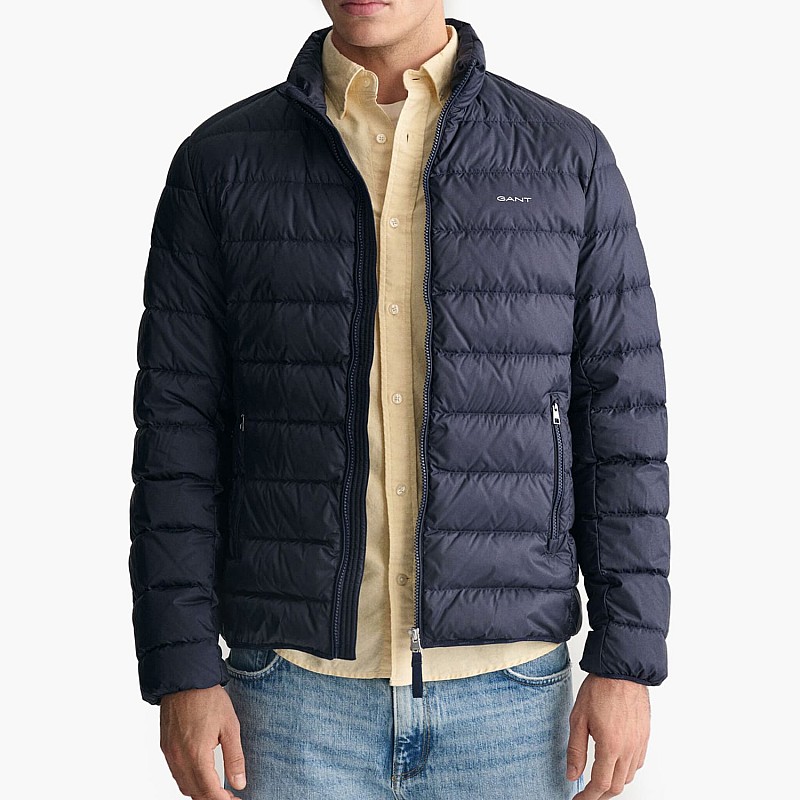 Men Jackets Light.Jkt DarkBlue Polyester GANT
