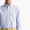 Ανδρικά Πουκάμισα Oxford.Shirt Μπλέ Ανοιχτό Βαμβάκι GANT Ανδρικά Πουκάμισα Oxford.Shirt Μπλέ Ανοιχτό Βαμβάκι GANT