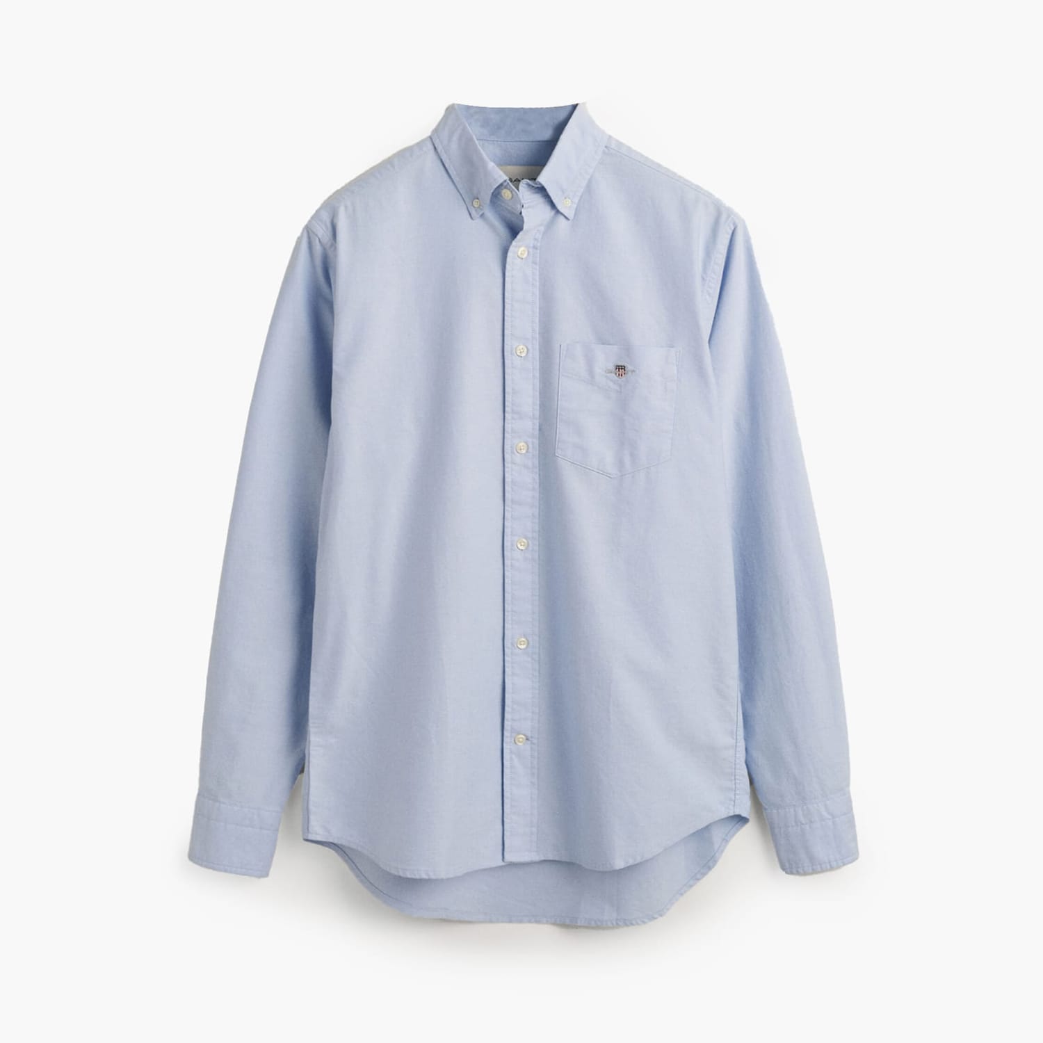 Men Shirts Oxford.Shirt LightBlue Cotton GANT