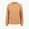 Women's Footers Reg.Sweat Beige Cotton GANT Women's Footers Reg.Sweat Beige Cotton GANT