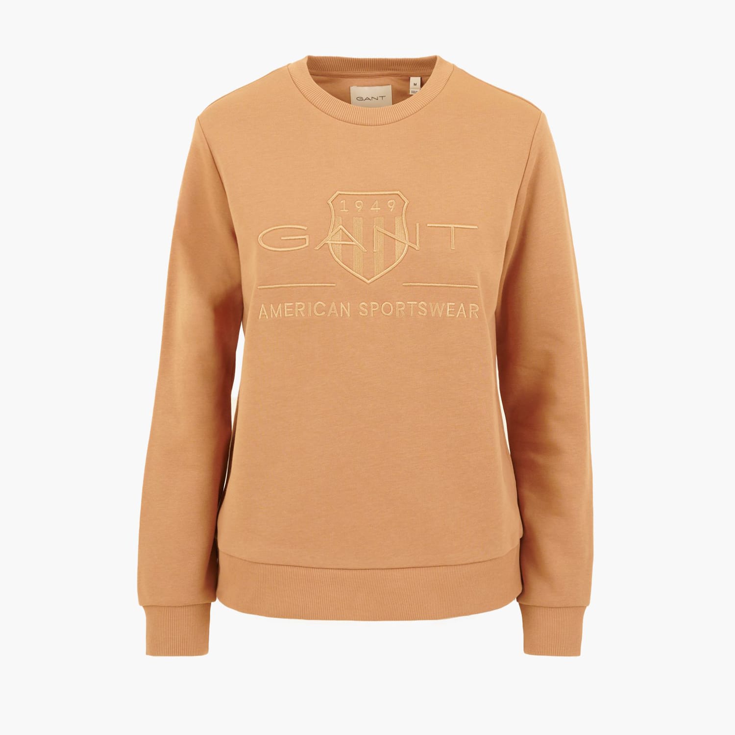 Women's Footers Reg.Sweat Beige Cotton GANT