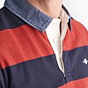 Ανδρικές Μπλούζες Regstripe.Rugger Κόκκινο Βαμβάκι GANT