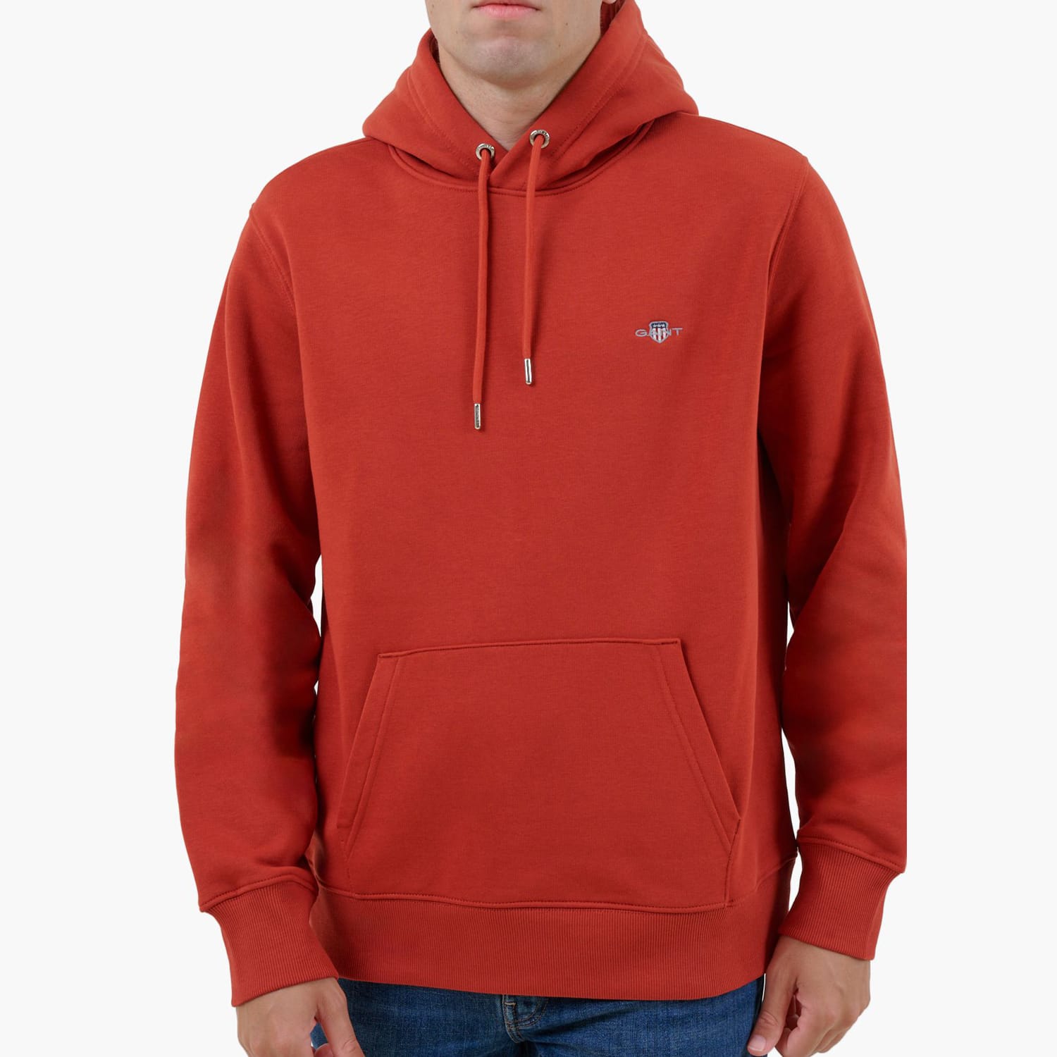 Ανδρικά Φούτερ Sh.Hoodie.2 Κόκκινο Βαμβάκι GANT