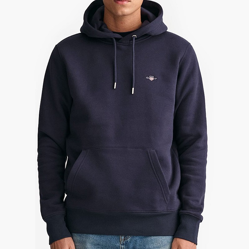 Men's Footer Sh.Hoodie DarkBlue Cotton GANT