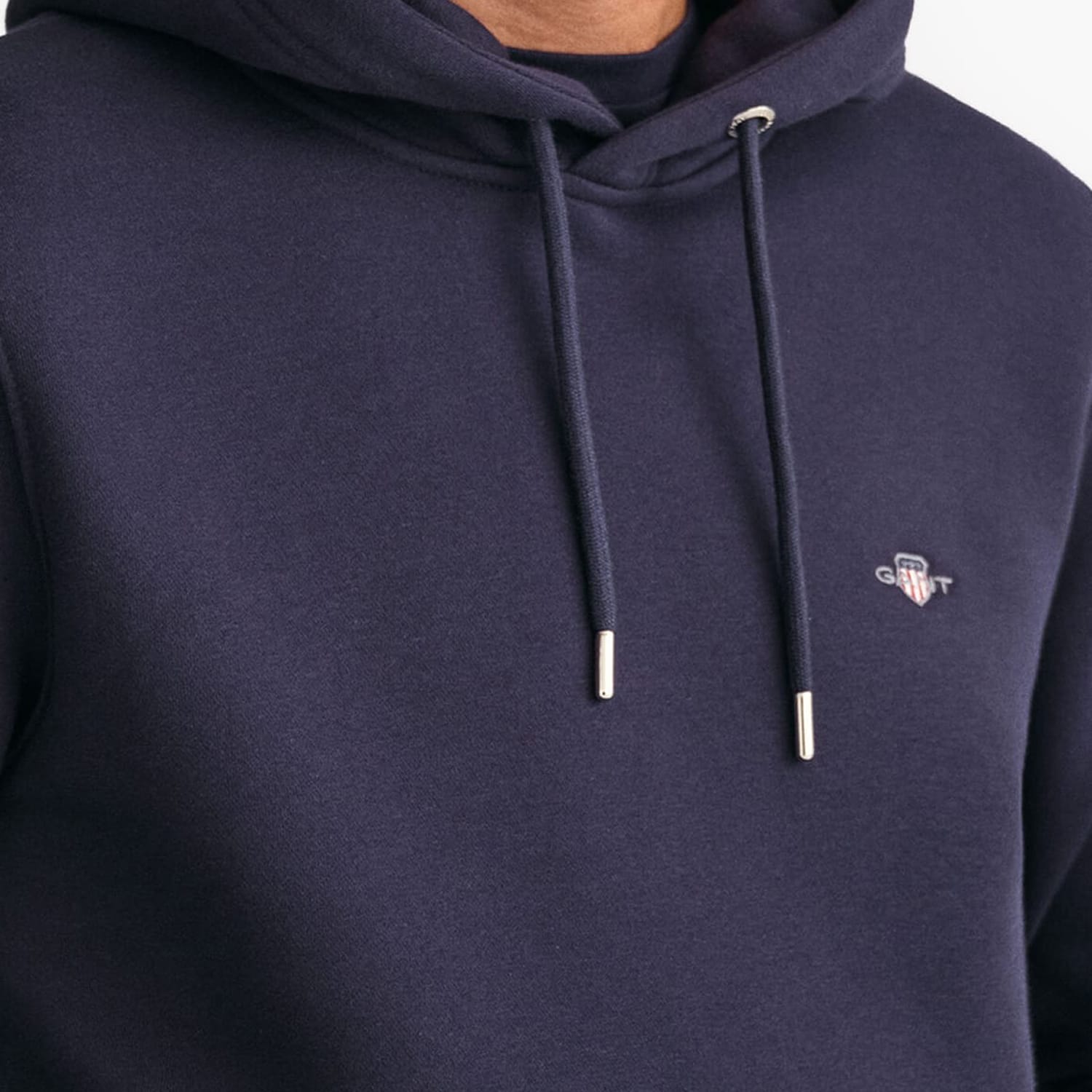 Ανδρικά Φούτερ Sh.Hoodie Σκούρο Μπλε Βαμβάκι GANT Ανδρικά Φούτερ Sh.Hoodie Σκούρο Μπλε Βαμβάκι GANT