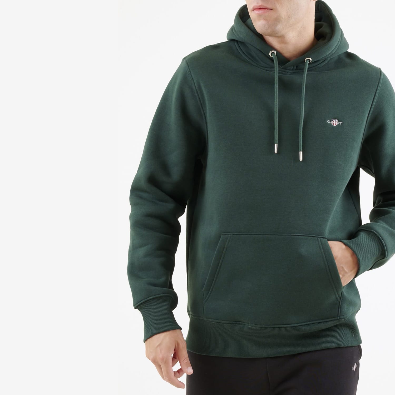 Ανδρικά Φούτερ Sh.Hoodie Πράσινο Βαμβάκι GANT