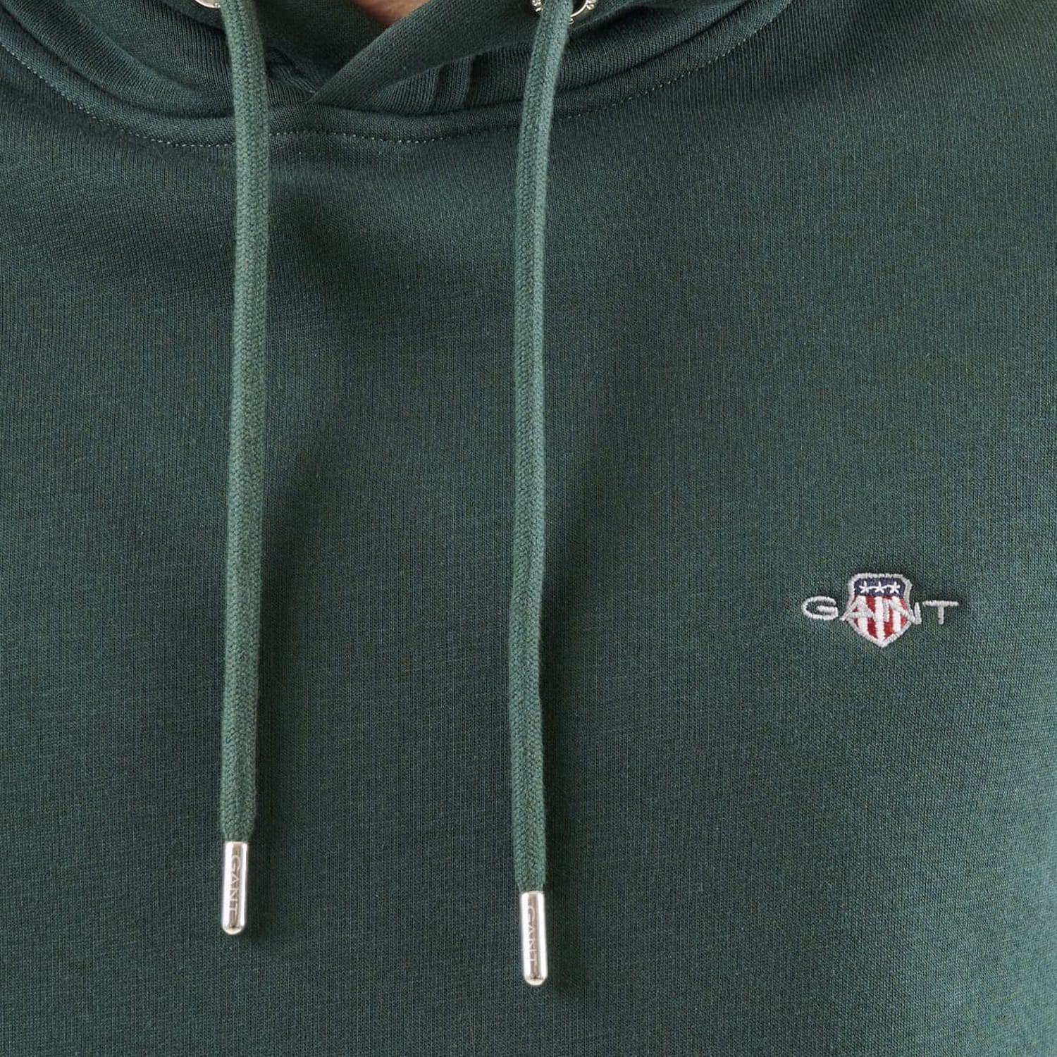 Men's Footer Sh.Hoodie Green Cotton GANT Men's Footer Sh.Hoodie Green Cotton GANT